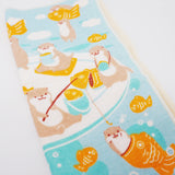Taiyaki and Otter Handkerchief Towel