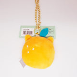Shiba Inu Mandarin Orange Plush Bag Charm Keychain