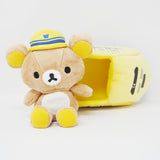 2014 Rilakkuma in Yellow Train Plush - Rilakkuma Meets Dr. Yellow - San-X