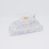 Sparkly Pastel Blue Floral Hair Clip