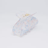 Sparkly Pastel Blue Floral Hair Clip