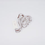 Silver Heart Claw Hair Clip
