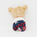 2014 Rilakkuma Knit Mitten Plush Keychain - Winter - San-X