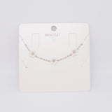 Pearl Flower Silver Bracelet