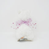 White with Purple Bow Natural Alpacasso Plush - Amuse