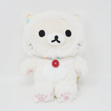 2024 Korilakkuma White Cat Plush - More Nonbiri Neko Rilakkuma 20th Anniversary Limited Edition - San-X