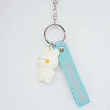 Beari the Bear Cotton Friends Rubber Mascot Keychain