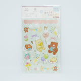Cafe Teddy Bear Stickers Sheet - Bear Design - Cafe Style - Party