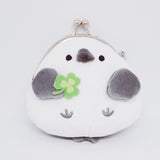 Shimaenaga with Clover Plush Coin Purse with Ball Chain - Crux