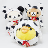 2008 Rilakkuma, Korilakkuma, & Kiiroitori Cow Plush Set - San-X