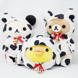 2008 Rilakkuma, Korilakkuma, & Kiiroitori Cow Plush Set - San-X