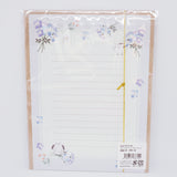 Shimaenaga Blue "Sous les Fleurs" Letter Set - LABCLIP