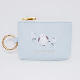 Shimaenaga Blue "Sous les Fleurs" Pass Pouch - LABCLIP