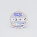 Shimaenaga Stamp Design Masking Tape - LABCLIP