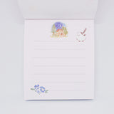 Letter Shimaenaga "My Mood" Blue Memo Pad
