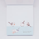 Letter Shimaenaga "My Mood" Blue Memo Pad