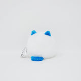 Blue Floral Embroidery White Neko Dango Cat Plush Series 3 - SAN-EI