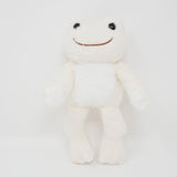 (No Tags) 2024 White Pickles Dandelion Fluff Posing Plush - Rainbow Series Pickles the Frog