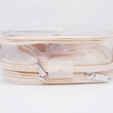 Mini Wide Chiffon Beige Deco Collector Box Pouch Keychain  - LIHIT LAB myfa