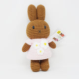 Melanie in Pink Birthday Dress Crochet Handmade Doll - Just Dutch