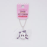 Monochrome Bow Shimaenaga Acrylic Mini Keychain - Crux