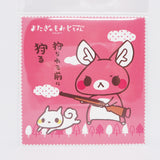 Matagi no Momiji-chan Glasses Cleaning Cloth "Hunt Before You Get Hunted"