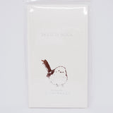 Shimaenaga Wild Bird Notebook - White