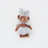 2023 Year of the Rabbit Mini Teddy Bear Plush Keychain - Tully's Coffee Limited Edition Japan