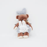 2023 Year of the Rabbit Mini Teddy Bear Plush Keychain - Tully's Coffee Limited Edition Japan