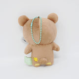 2025 Chairoikoguma Basic Mochi Mochi Plush Keychain - Rilakkuma - San-X