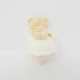(No Tags) 2020 Rilakkuma Fluffy Ice Cream Plush Keychain - Rilakkuma Style - Sweet Ice Cream - San-X