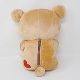 (No Tags) 2007 Rilakkuma with Red Heart Plush - Sweet & Happy Day Valentine's - San-X