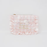 2026 Pink Gingham Zipper Pouch - Rilakkuma KoriKogu Store Kuma-kyun Flower Marche - San-X
