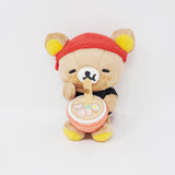 2024 Rilakkuma Tonkotsu Ramen Plush Keychain - Chinese Series! Rilakkuma - San-X