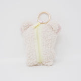 2025 Korilakkuma Fuzzy Charm Keychain with Expanding Tote Bag - BASIC RILAKKUMA BOA - San-X