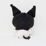 (No Tags) Kuromi Pink Skull Black Ribbon Plush Keychain - Maison de FLEUR x Sanrio