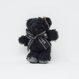 Black Cinema Bear Plush Keychain - Maison de FLEUR