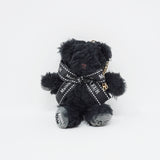 Black Cinema Bear Plush Keychain - Maison de FLEUR