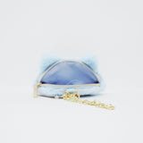 2024 Blue Wolf Plush Coin Case Keychain - Rilakkuma - San-X