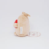 Bear Plush with Heart Reel Keychain - Pukumaru