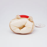 Bear Plush with Heart Reel Keychain - Pukumaru