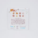 Rilakkuma Sticker Seal Bits (White Version) Chairoikoguma & Friends - San-X