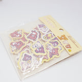 Rilakkuma Sticker Seal Bits (Yellow Version) Chairoikoguma & Friends - San-X