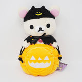 2009 Korilakkuma in Pumpkin Plush - Rilakkuma Halloween Store Limited - San-X