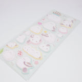 Shimaenaga Fluffy Bird Seal Stickers