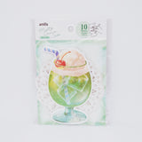 Mini Card A. Melty Green Melon Cream Soda