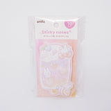 Die-cut Sticky Notes A. Heart Bunny Ice Bar - Kira Kira Animal - 70 pcs