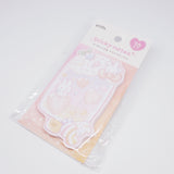 Die-cut Sticky Notes A. Heart Bunny Ice Bar - Kira Kira Animal - 70 pcs