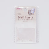 Nail Parts A. Silver Metal Ribbon - 6 pcs