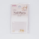Nail Parts B. Gold Metal Ribbon - 6 pcs